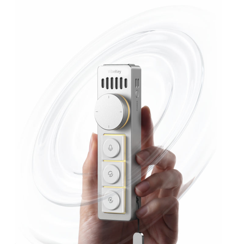 Ulanzi AU05 Vibe Key AI voice input keypad held in one hand