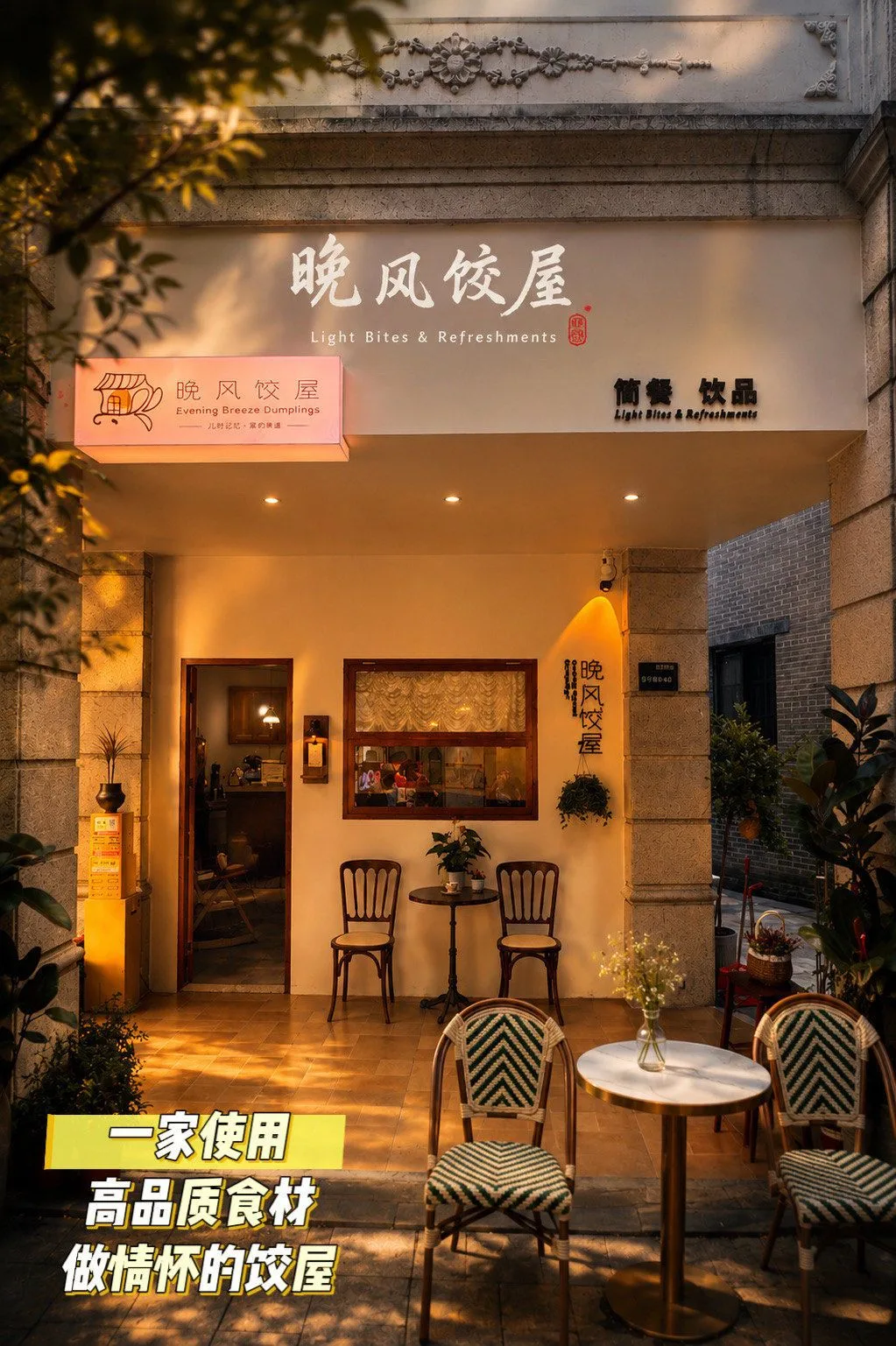 A photograph from the visit to Wanfeng Dumpling House (Guorui Shengpingli Branch)