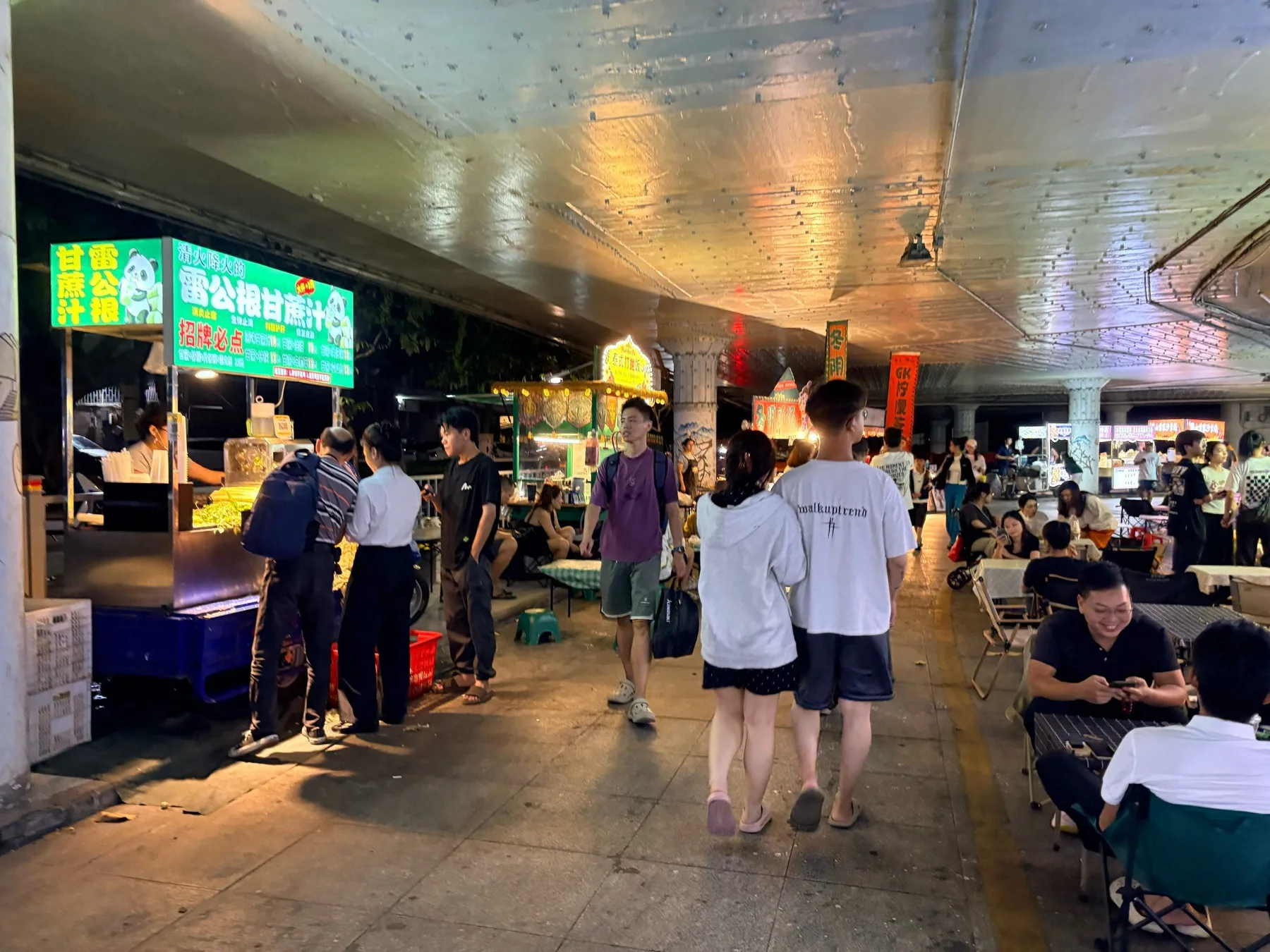 A photograph from the visit to Jiangwan Interchange - Night Market