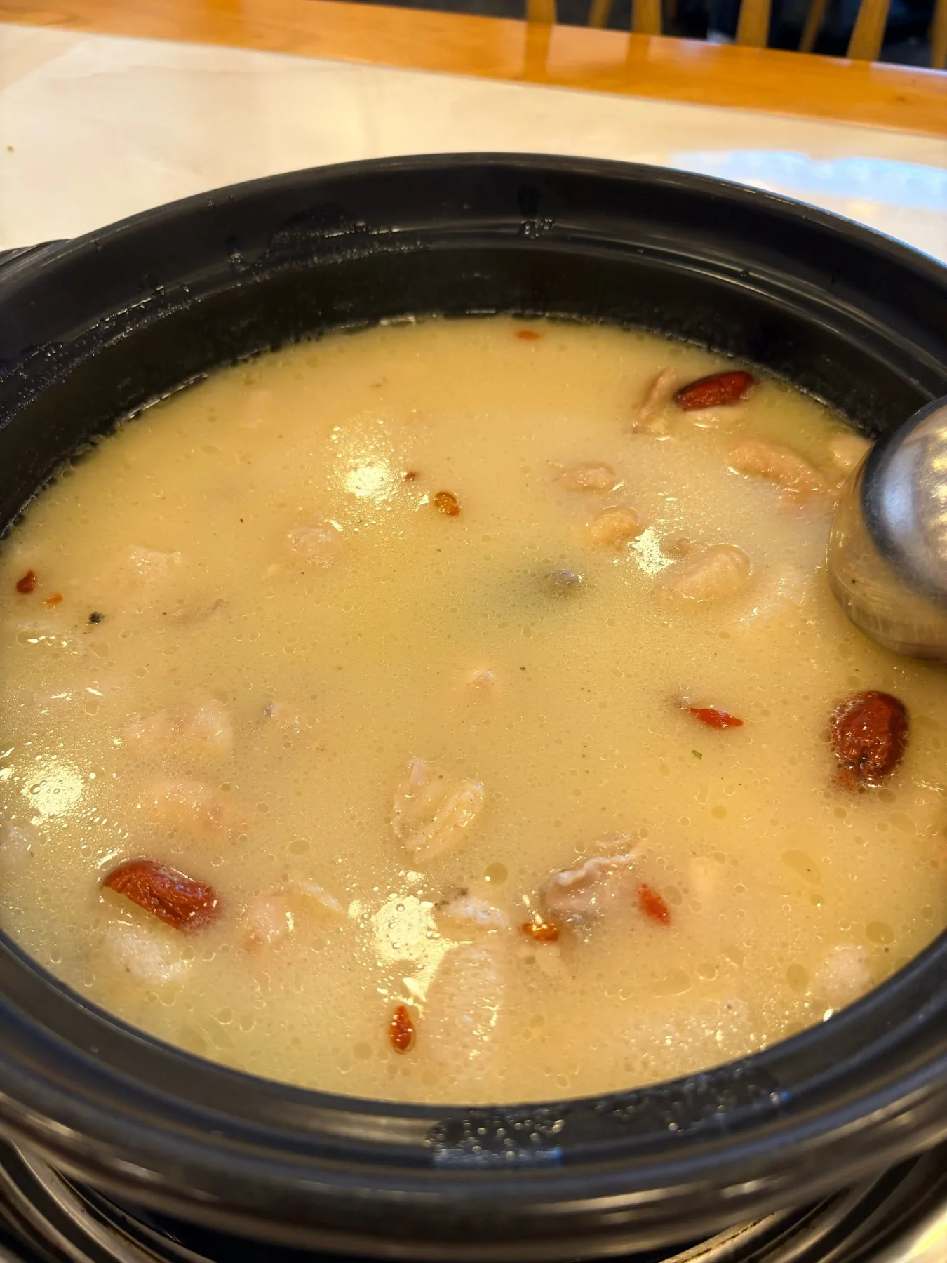 Photo 4 from Yipin Gong Pork Stomach Chicken · Coconut Chicken (Wanda Golden Street Branch)